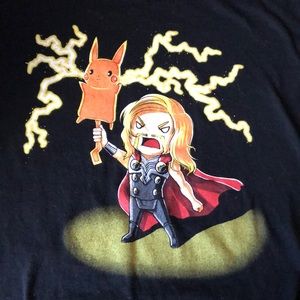 Shirts - Thor Pikachu graphic t-shirt Shirts - Thor Pikachu graphic t-shirt